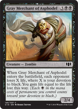 Gray Merchant of Asphodel (Commander 2014 Edition) Light Play
