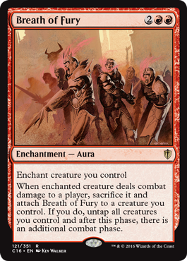 Breath of Fury (Commander 2016 Edition) Light Play