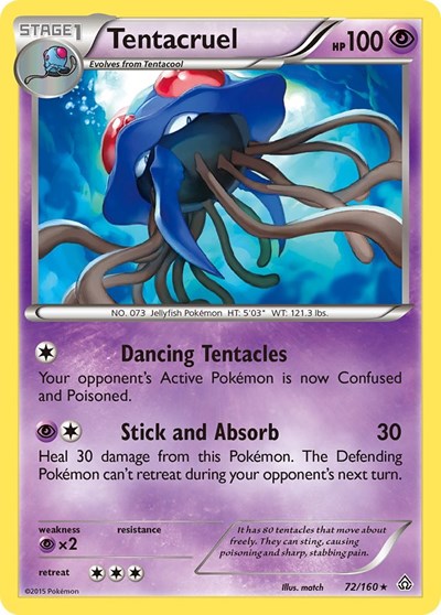 Tentacruel (XY - Primal Clash) Light Play