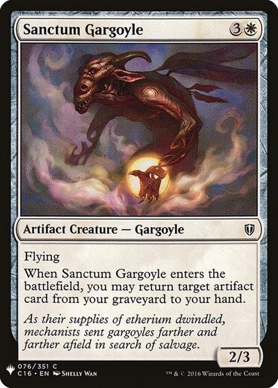 Sanctum Gargoyle (Mystery Booster) Light Play