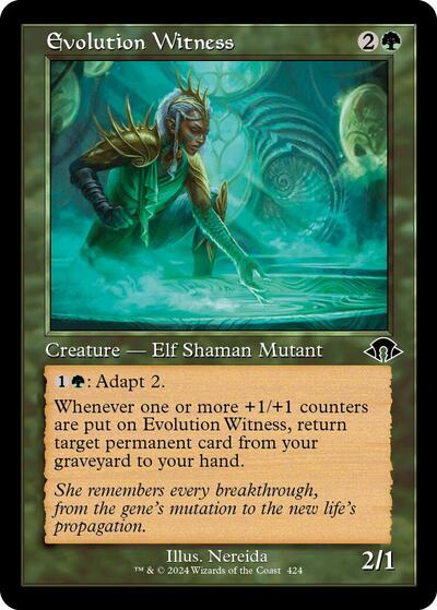 Evolution Witness (Retro Frame) (Modern Horizons 3) Light Play Foil