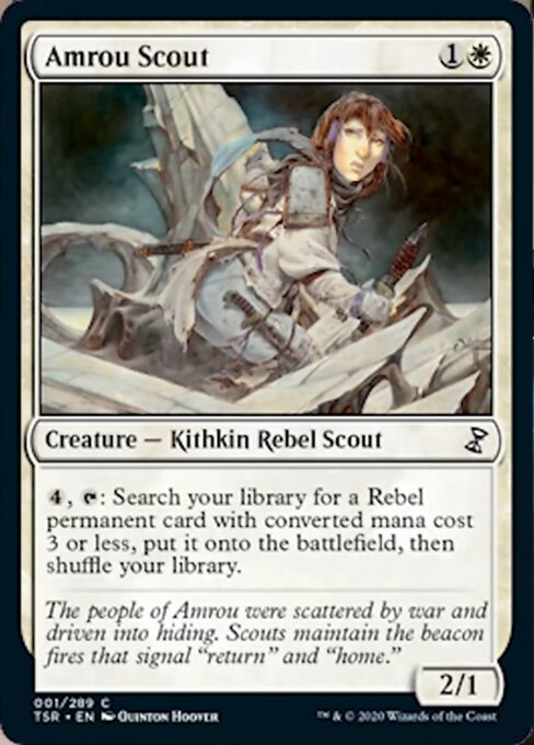 Amrou Scout (Time Spiral Remastered) Light Play Foil