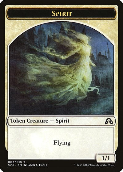 Spirit Token (Shadows Over Innistrad) Light Play