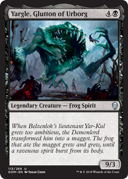 Yargle, Glutton of Urborg (Dominaria) Light Play Foil