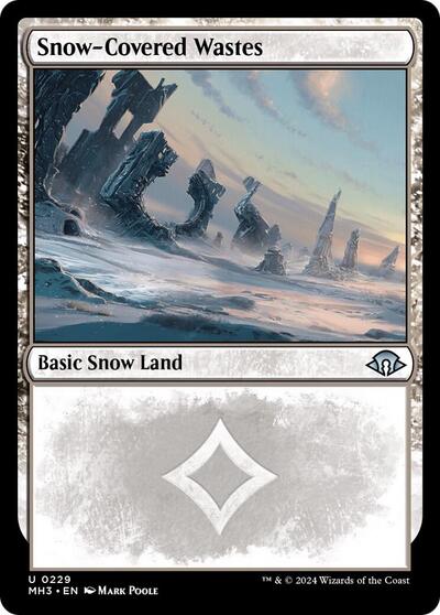 Snow-Covered Wastes (0229) (Modern Horizons 3) Light Play Foil