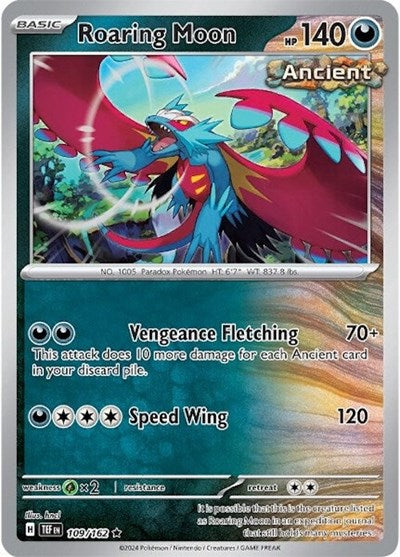Roaring Moon (SV05: Temporal Forces) Light Play Holofoil