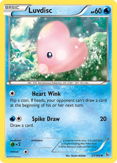 Luvdisc (XY - Flashfire) Damaged / Poor