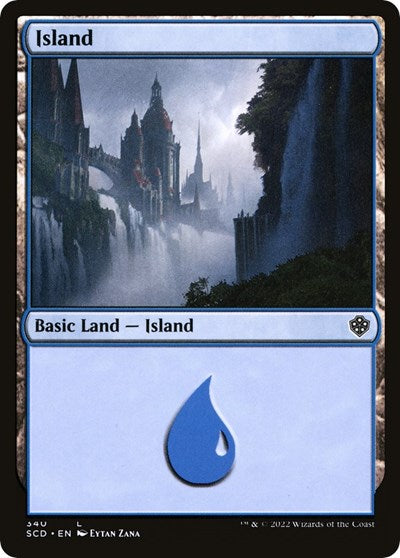 Island (340) (Commander 2022 Starter Decks) Light Play