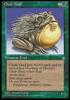 Chub Toad (Ice Age) Damaged / Poor