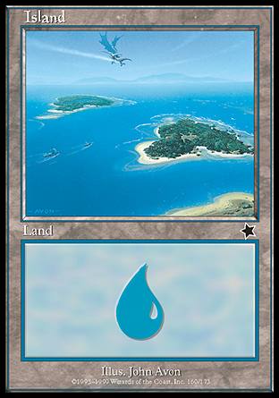 Island (161) (Starter 1999) Medium Play