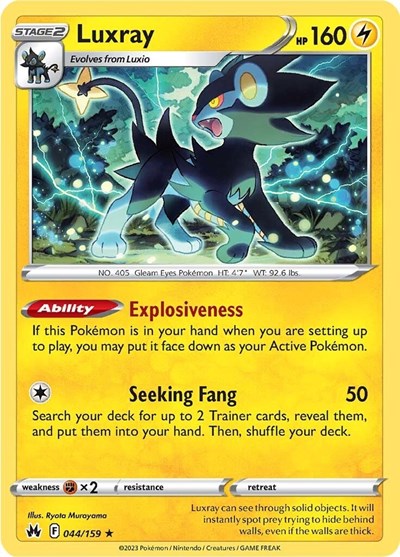Luxray (44) (Crown Zenith) Light Play