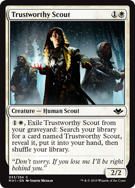 Trustworthy Scout (Modern Horizons) Light Play