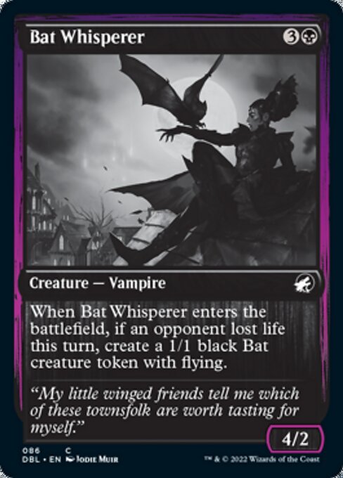 Bat Whisperer (Innistrad: Double Feature) Light Play