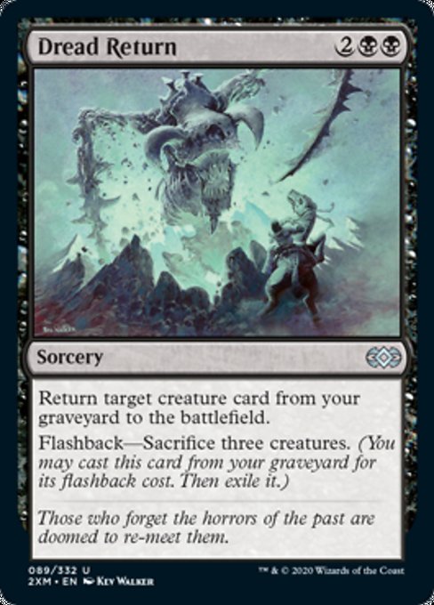 Dread Return (Double Masters) Light Play Foil