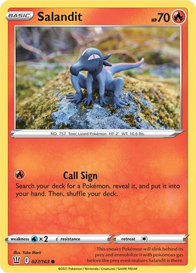 Salandit (SWSH05: Battle Styles) Light Play