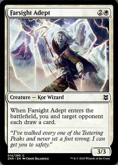 Farsight Adept (Zendikar Rising) Light Play Foil