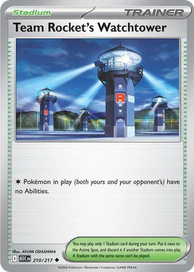 Team Rocket's Watchtower (ME: Ascended Heroes) Light Play