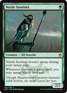 Nettle Sentinel (Masters 25) Light Play Foil
