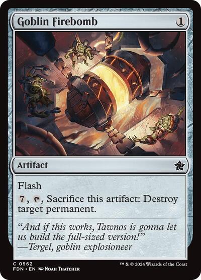 Goblin Firebomb (Foundations) Light Play