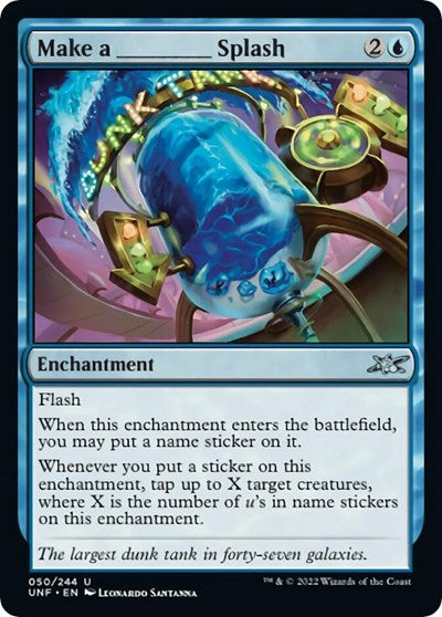 Make a _____ Splash (Unfinity) Light Play