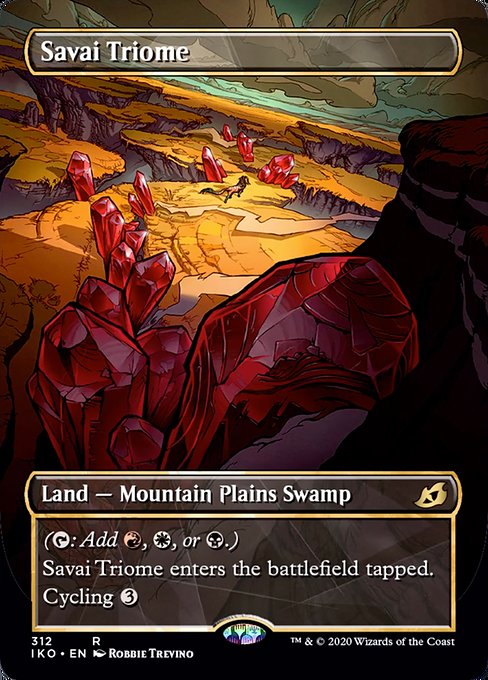 Savai Triome (Showcase) (Ikoria: Lair of Behemoths) Near Mint