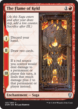 The Flame of Keld (Dominaria) Light Play