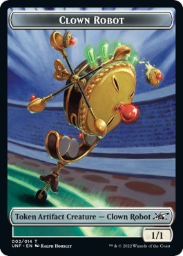 Clown Robot Token (002) (Unfinity) Light Play