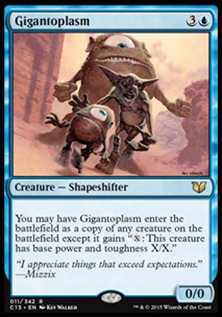 Gigantoplasm (Commander 2015) Damaged / Poor