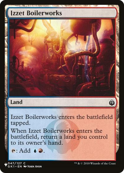Izzet Boilerworks (GK1) (The List) Light Play