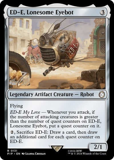 ED-E, Lonesome Eyebot (Universes Beyond: Fallout) Light Play