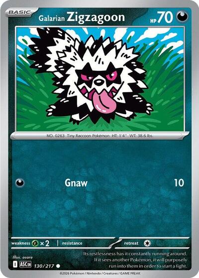 Galarian Zigzagoon (ME: Ascended Heroes) Light Play