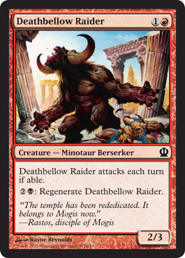 Deathbellow Raider (Theros) Light Play Foil
