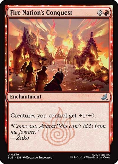 Fire Nation's Conquest (Avatar: The Last Airbender: Eternal-Legal) Light Play Foil