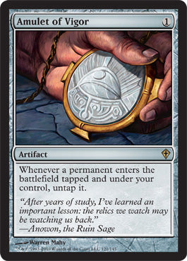 Amulet of Vigor (Worldwake) Light Play