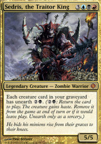 Sedris, the Traitor King (Shards of Alara) Light Play