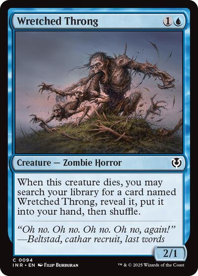 Wretched Throng (Innistrad Remastered) Light Play