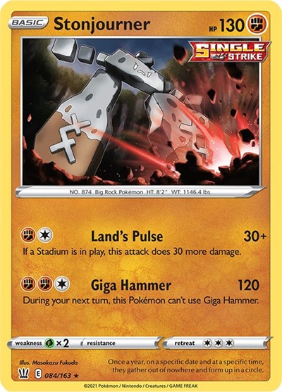 Stonjourner (SWSH05: Battle Styles) Light Play