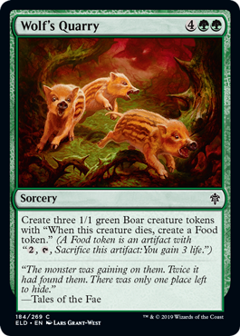 Wolf's Quarry (Throne of Eldraine) Light Play