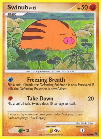 Swinub (Stormfront) Medium Play