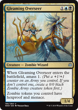 Gleaming Overseer (War of the Spark) Damaged / Poor
