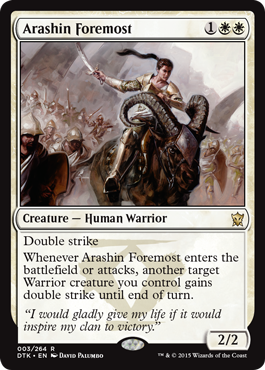 Arashin Foremost (Dragons of Tarkir) Medium Play