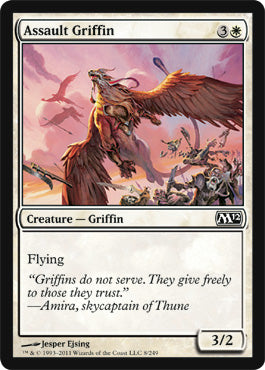 Assault Griffin (Magic 2012 Core Set) Light Play
