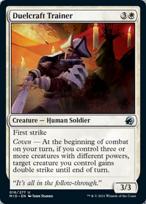 Duelcraft Trainer (Innistrad: Midnight Hunt) Light Play
