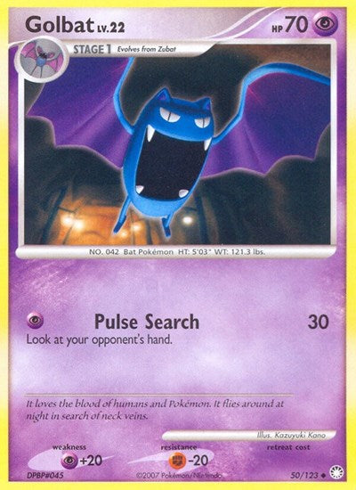 Golbat (Mysterious Treasures) Medium Play