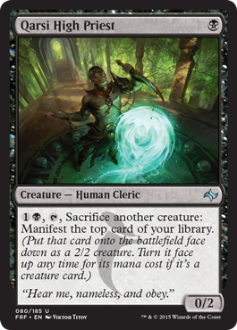 Qarsi High Priest (Fate Reforged) Light Play