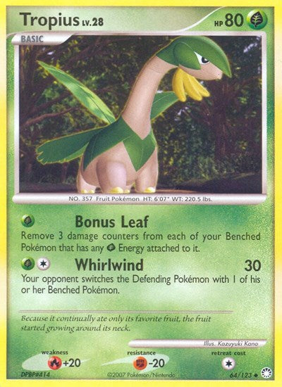 Tropius (Mysterious Treasures) Damaged / Poor