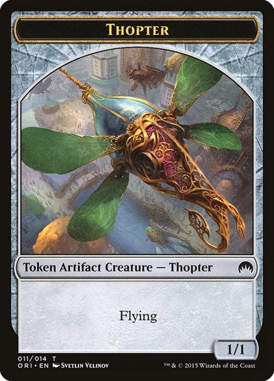 Thopter Token (Velinov) (Magic Origins) Light Play
