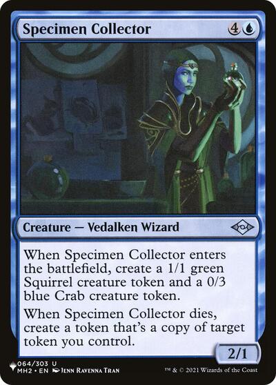 Specimen Collector (The List) Light Play