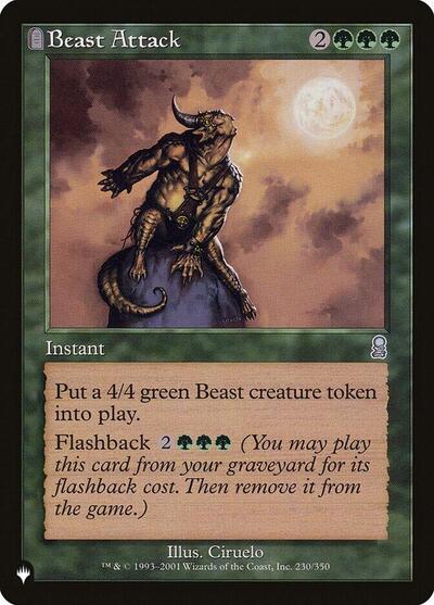 Beast Attack (The List) Light Play