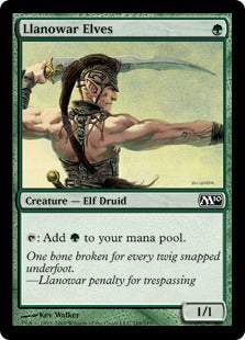 Llanowar Elves (Magic 2010 Core Set) Medium Play